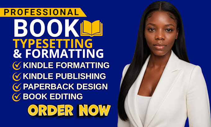do book typesetting, kindle fomatting publishing, paperback formatting