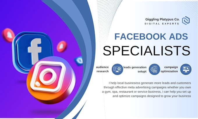 set up leads generation facebook ads for local businesses