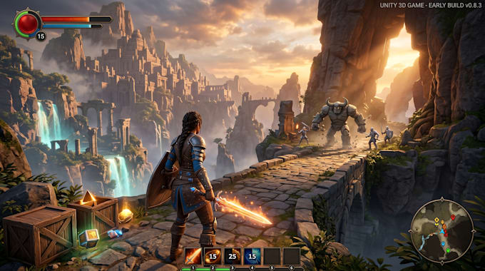 build mobile game, ios game, unity 3d, fps game, survival game, game developer