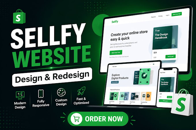 do sellfy website design and redesign website