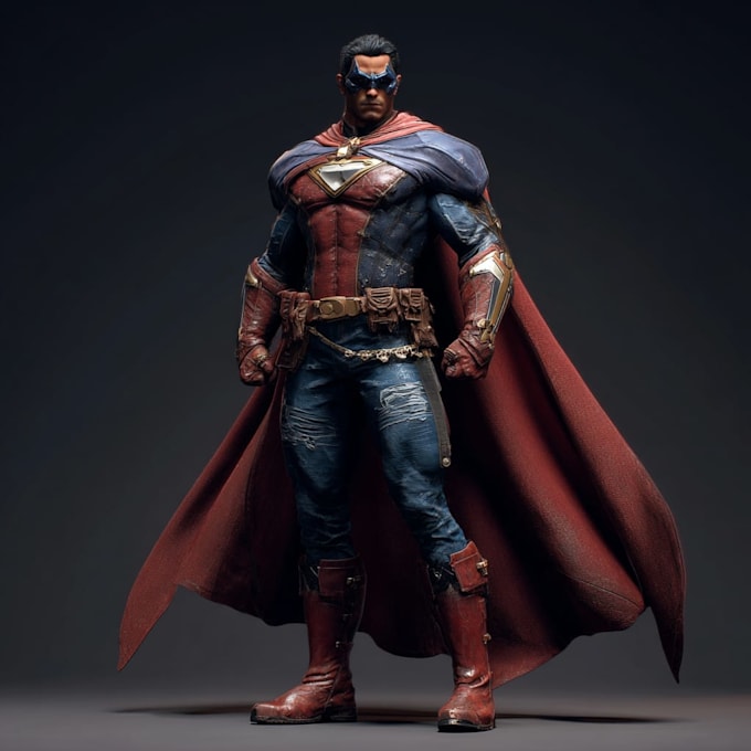 design cool superhero character im really good at this