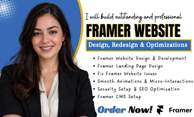 fix framer website design framer website development framer landing page design