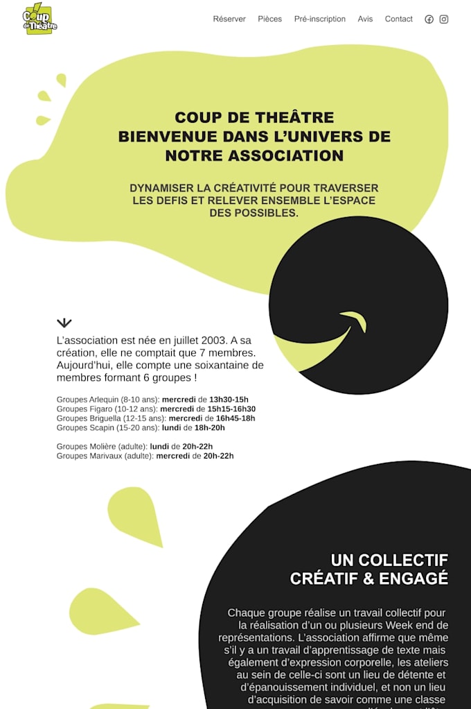 analyse, refonte et maquette site web