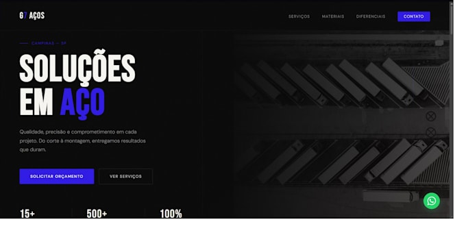 create a landing page for your business