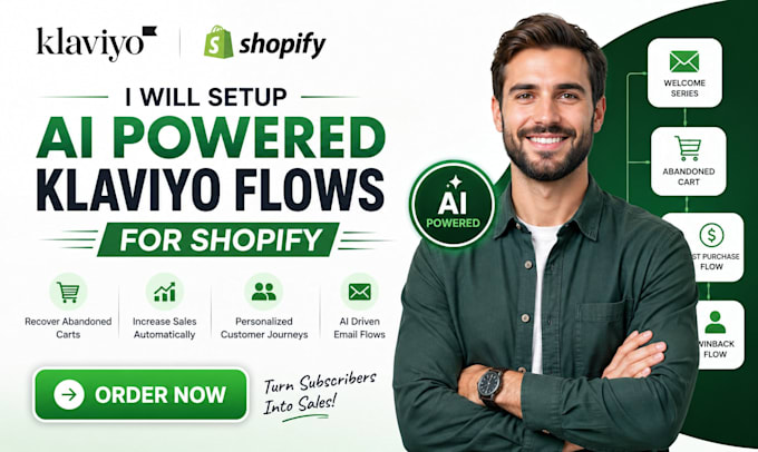 setup ai powered klaviyo flows for shopify