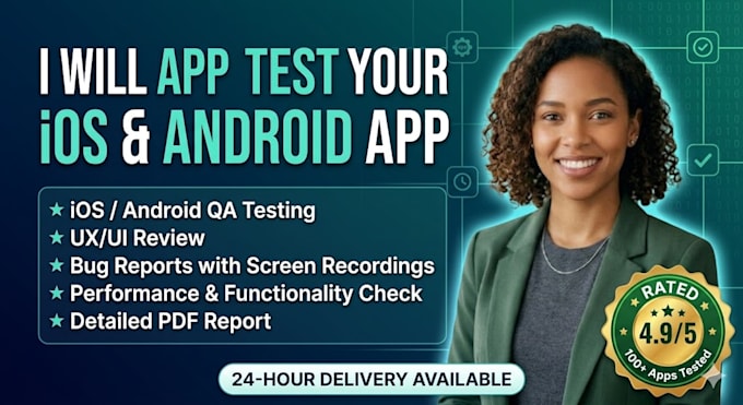 provide professional app testing to identify critical bugs