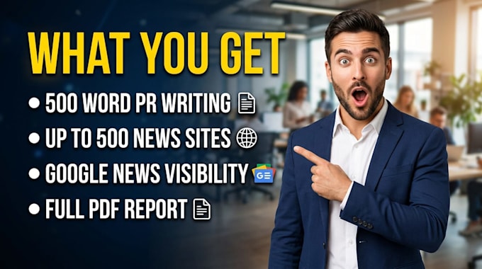 write and distribute your press release to news sites