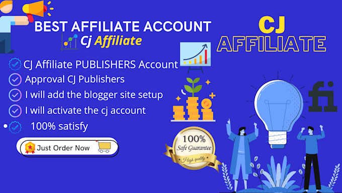 create cj publisher affiliate account setup
