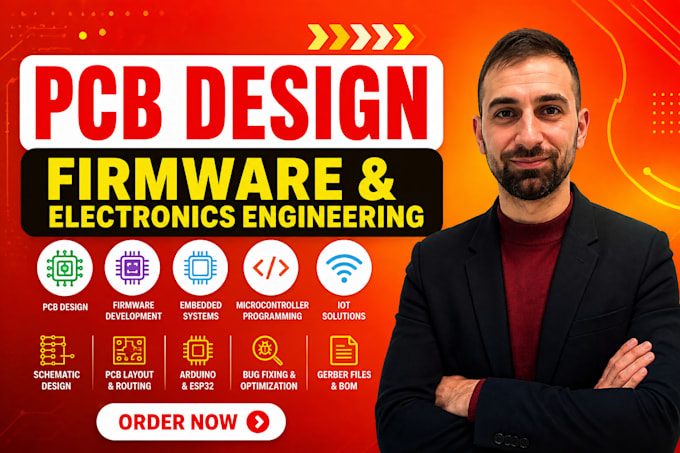do unique pcb design, electrical electronics engineering and firmwave design
