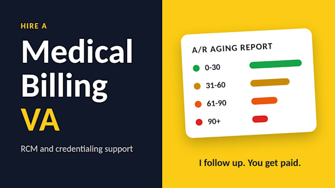 provide medical billing, credentialing and rcm services as a virtual assistant