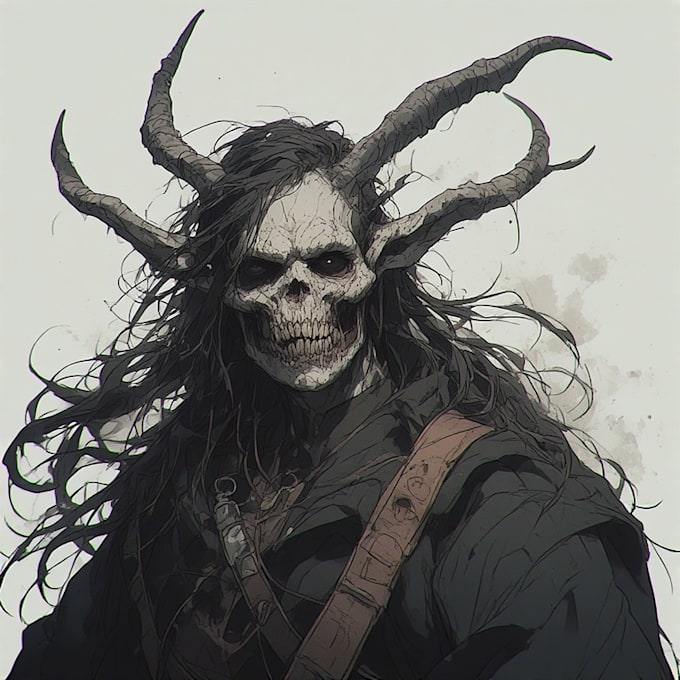 create haunting horror and monster character design