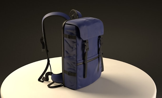 create 3d backpack, purses, wallet, handbag, cross bag, tech pack with 3d mockup