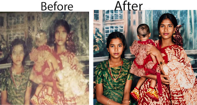 do professional photo retouching and image enhancement