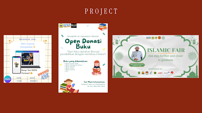 create modern promotional designs