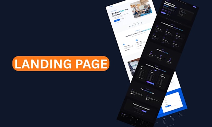 build a responsive portfolio landing page