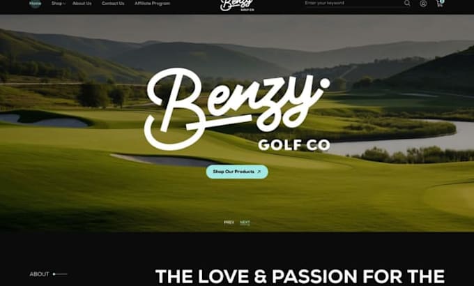 build squarespace golf instructor website coaching lessons booking website