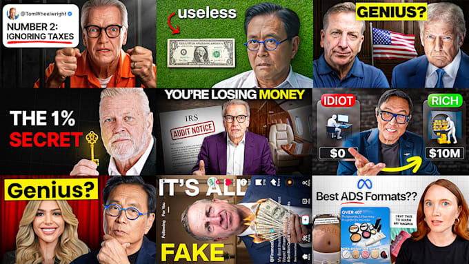 design professional business thumbnail