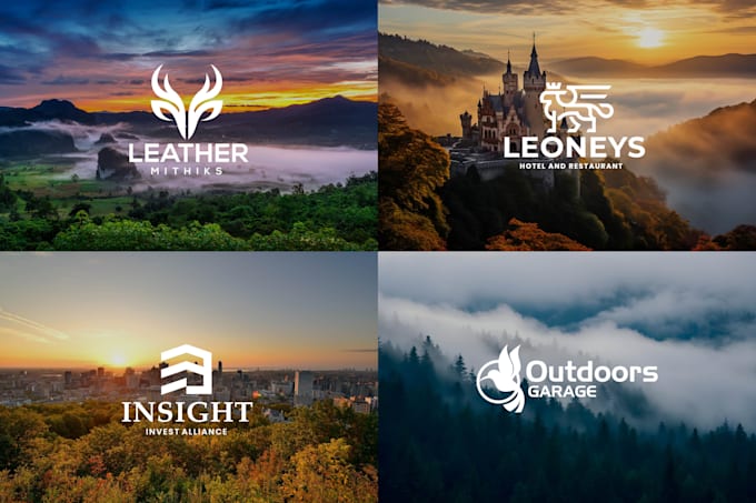 do a premium minimalist logo design and brand identity
