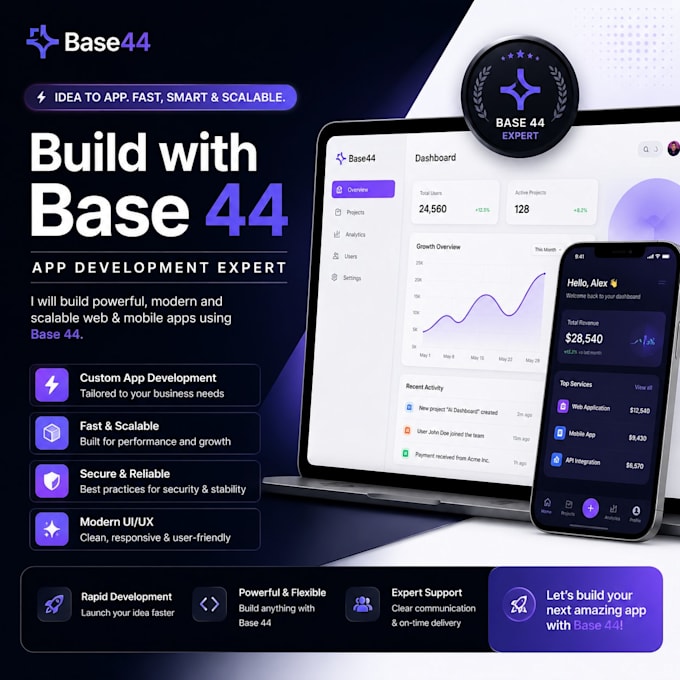 build base 44, app development, base 44 expert