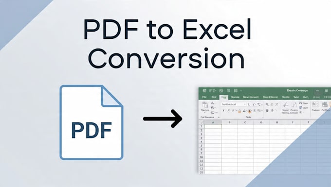 convert PDF to excel with accurate data entry
