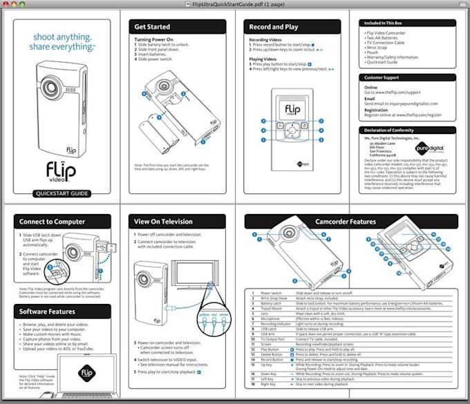 design your user manual and write product assembly instructions