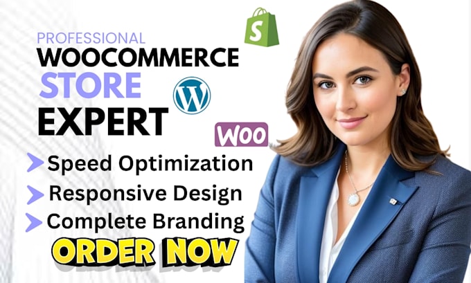 build woocommerce store online shop wordpress store and shopify development