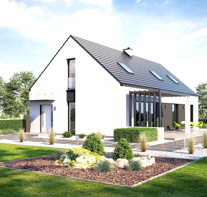 do 2d floor house plan sets architectural blueprint elevation sections 3d design