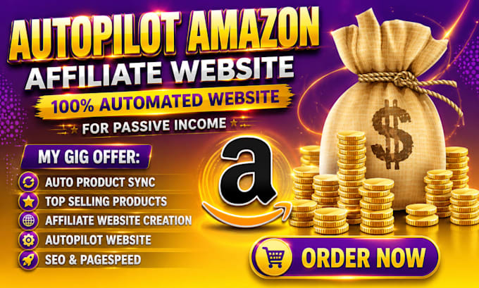 create amazon affiliate website and marketing store setup