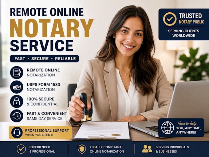 notarize legal document remote, online notary, usps form florida notary public