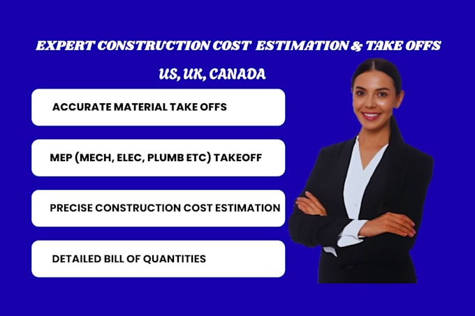 do mep takeoff, electrical estimation and plumbing bill of quantities