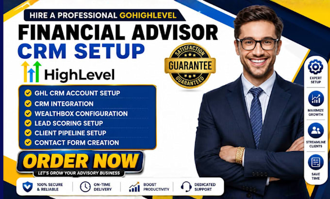 build financial advisor crm ghl wealthbox lead scoring client retention workflow