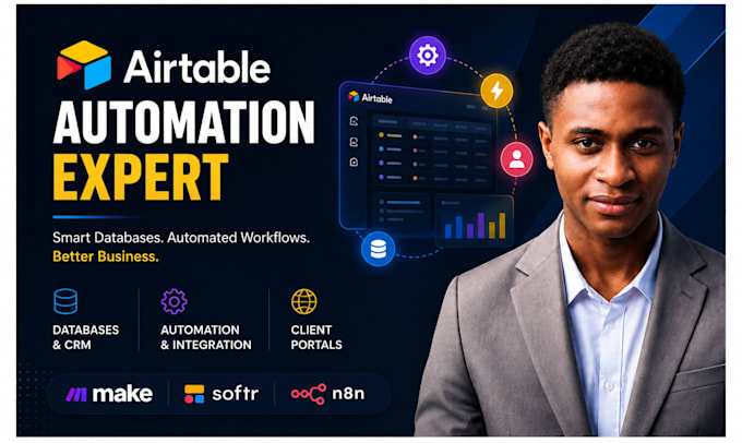 airtable automation airtable database softr webapp n8n ai automation