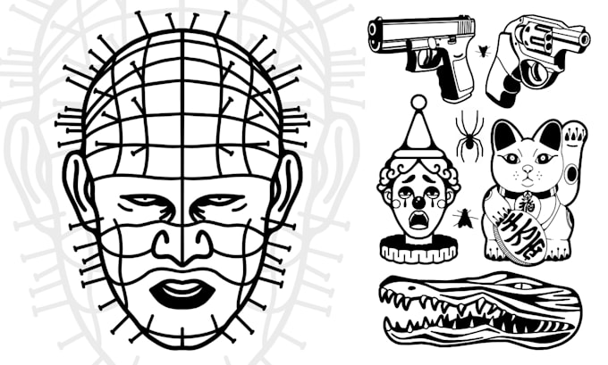 create bold blackwork tattoo designs