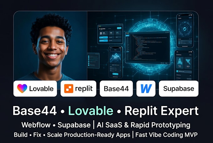base44 expert lovable web app base44 developer replit ai saas rapid prototyping