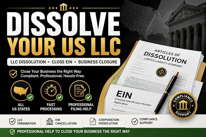 dissolve your US llc, close ein, and file llc dissolution