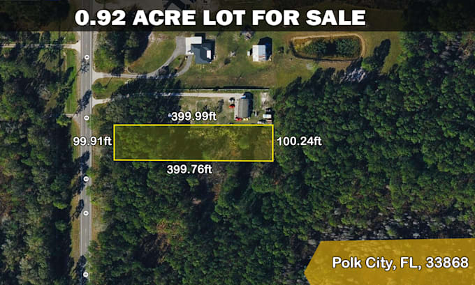 create high converting vacant land marketing images