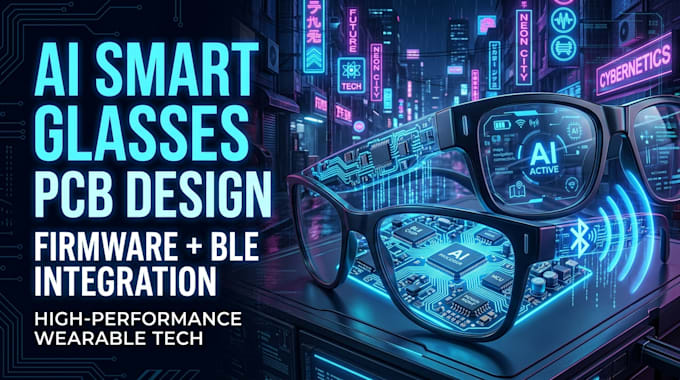 build ai smart glasses pcb design with firmware integration