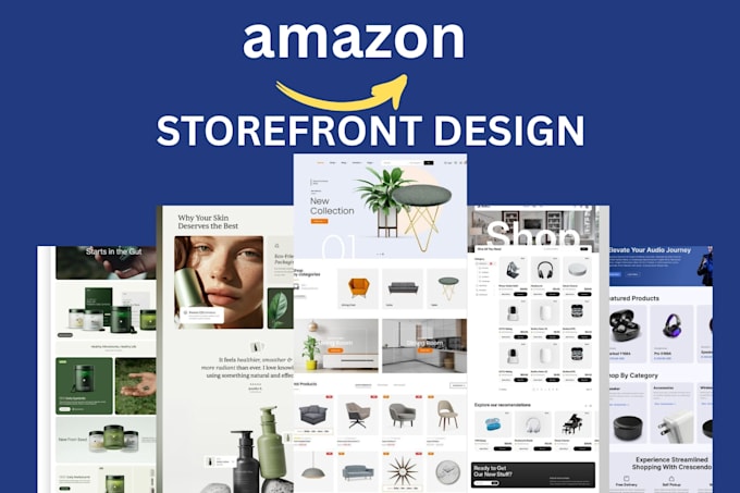 design amazon storefront amazon brand store amazon storefront design