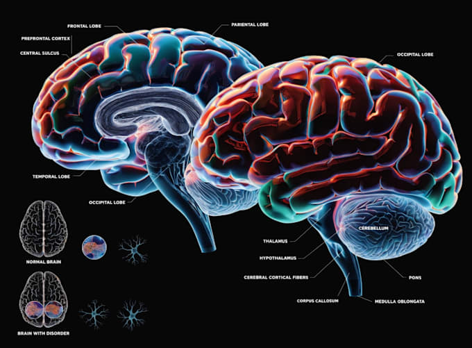 create medical illustration and diagram