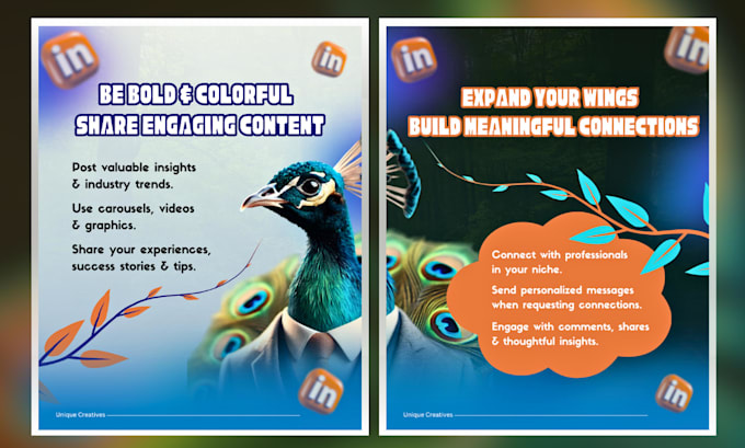 create professional carousel post designs for any business