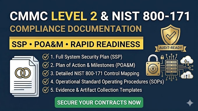 prepare cmmc level 2 compliance documentation for dod contractors fast