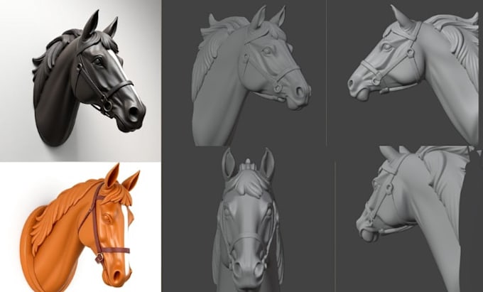 sculpt realistic 3d bust, head model or statue for 3d printing