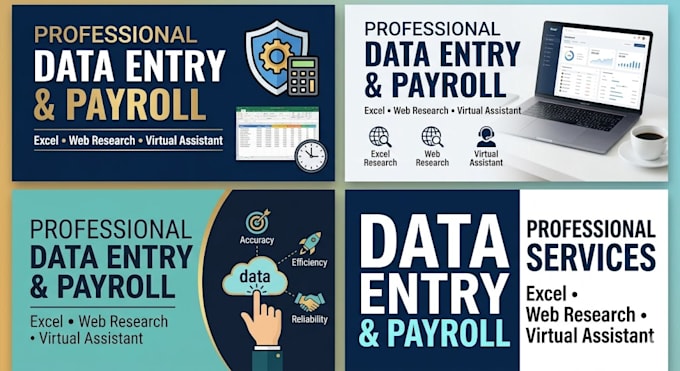 do excel data entry, payroll and VA tasks