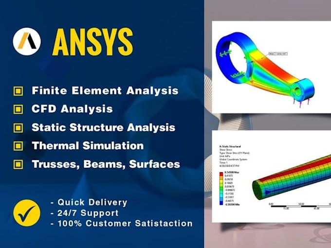 do fea and cfd analysis reports using ansys and solidworks