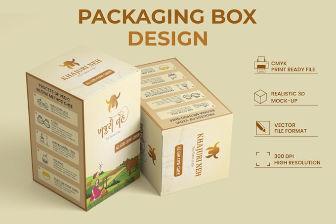 create luxury product packaging and mockup