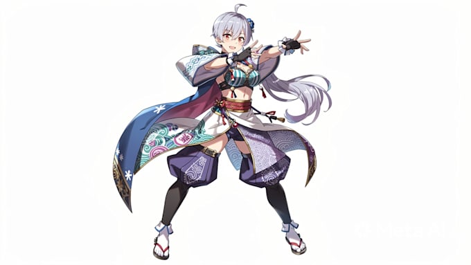 draw anime character design sheet