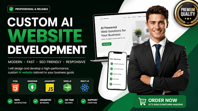 create ai website, ai chatbot, ai saas ai web application ai website development