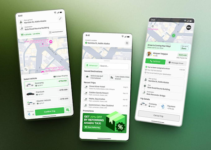 build on demand ride sharing app like uber or indrive with driver and rider apps