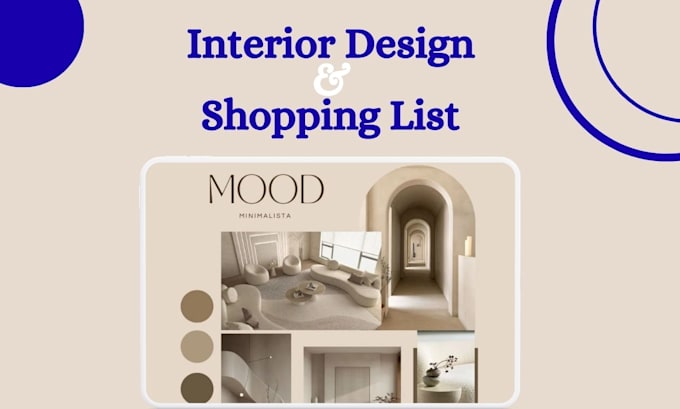 create a stunning interior design mood board in canva