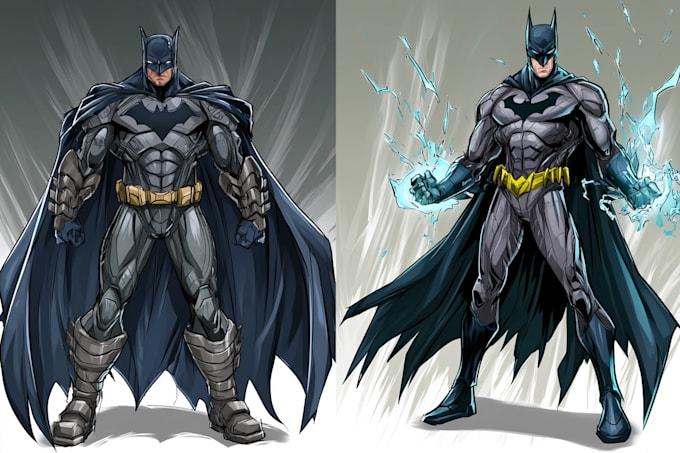 superhero character for comics